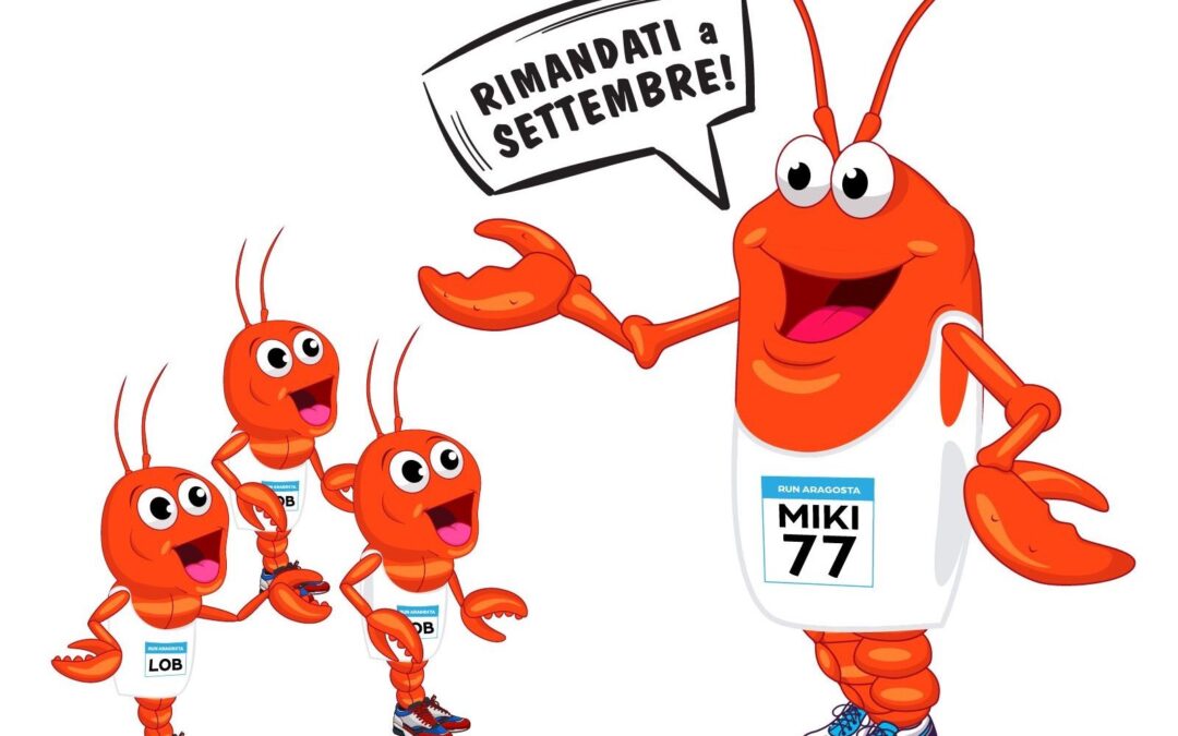 RUN ARAGOSTA 2021 Rimandata a settembre