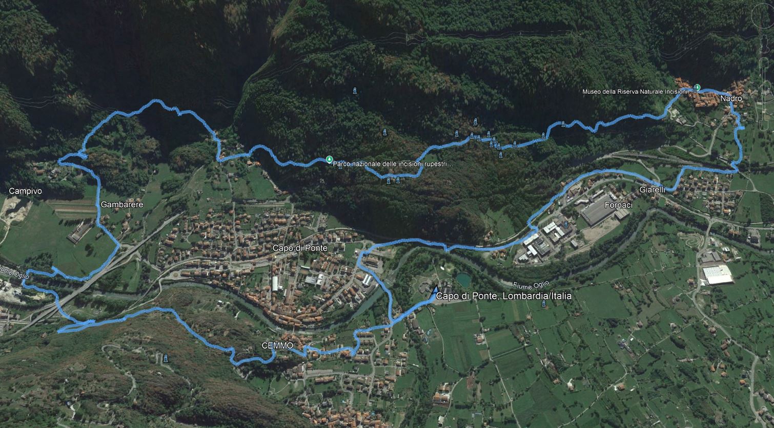 percorso lungo run 2025